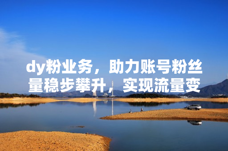 dy粉业务，助力账号粉丝量稳步攀升，实现流量变现。