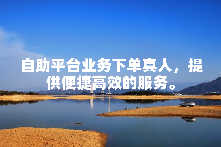 自助平台业务下单真人，提供便捷高效的服务。