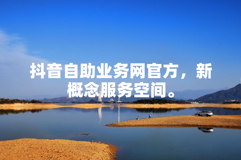 抖音自助业务网官方，新概念服务空间。