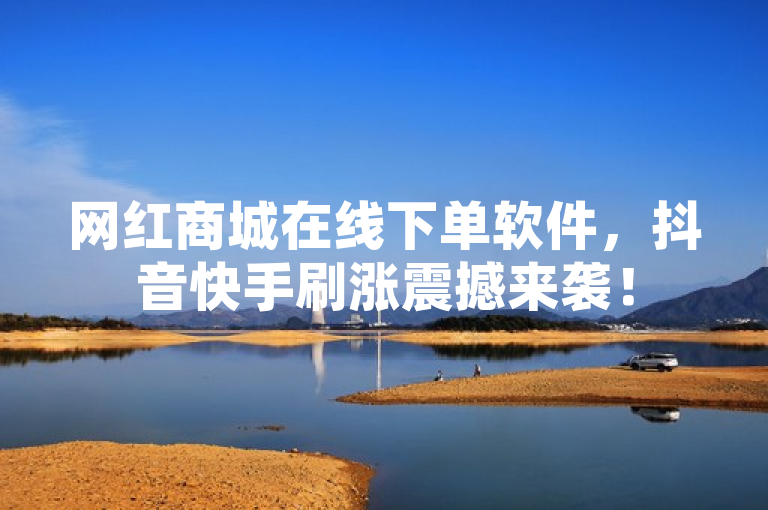 网红商城在线下单软件，抖音快手刷涨震撼来袭！