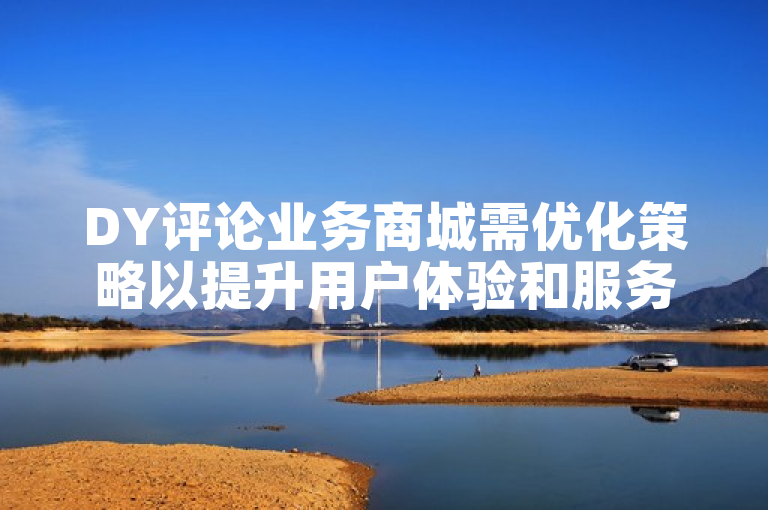 DY评论业务商城需优化策略以提升用户体验和服务质量。