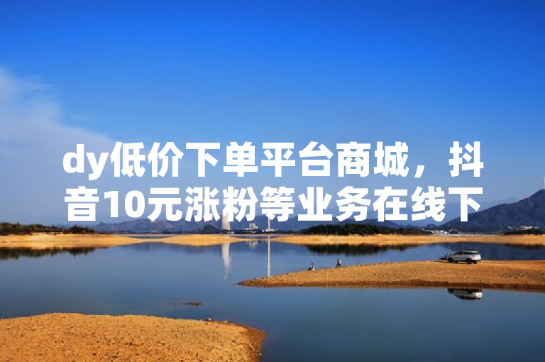dy低价下单平台商城，抖音10元涨粉等业务在线下单。