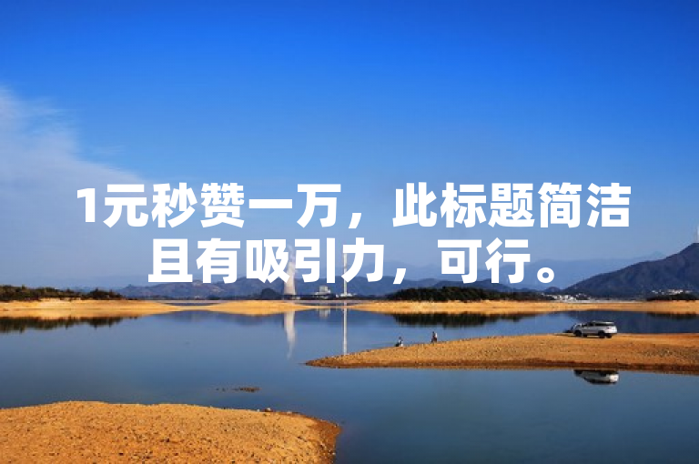 1元秒赞一万，此标题简洁且有吸引力，可行。