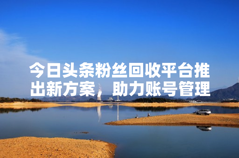 今日头条粉丝回收平台推出新方案，助力账号管理优化。