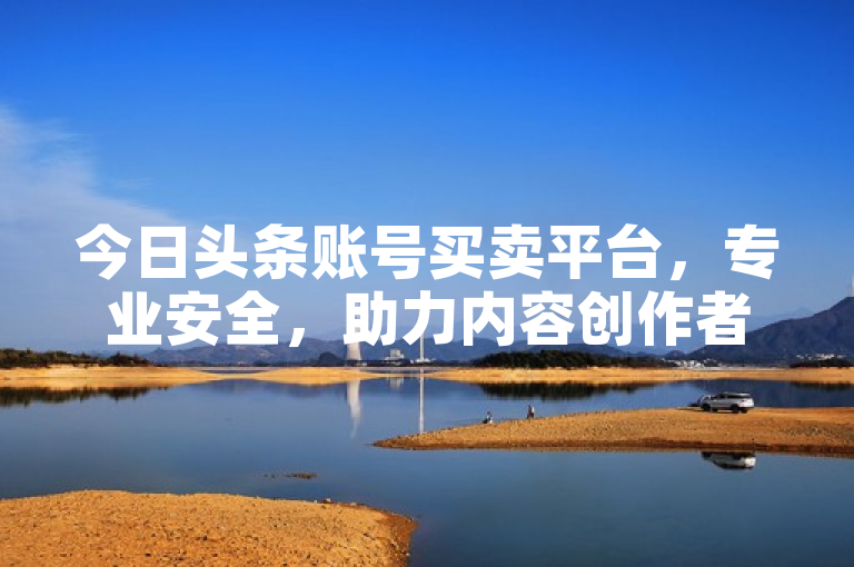 今日头条账号买卖平台，专业安全，助力内容创作者。
