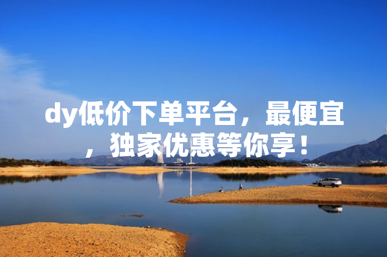 dy低价下单平台，最便宜，独家优惠等你享！