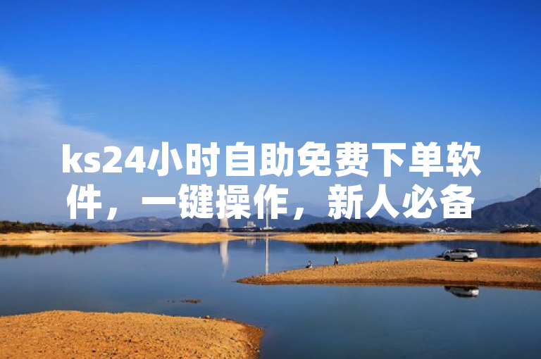 ks24小时自助免费下单软件，一键操作，新人必备神器！