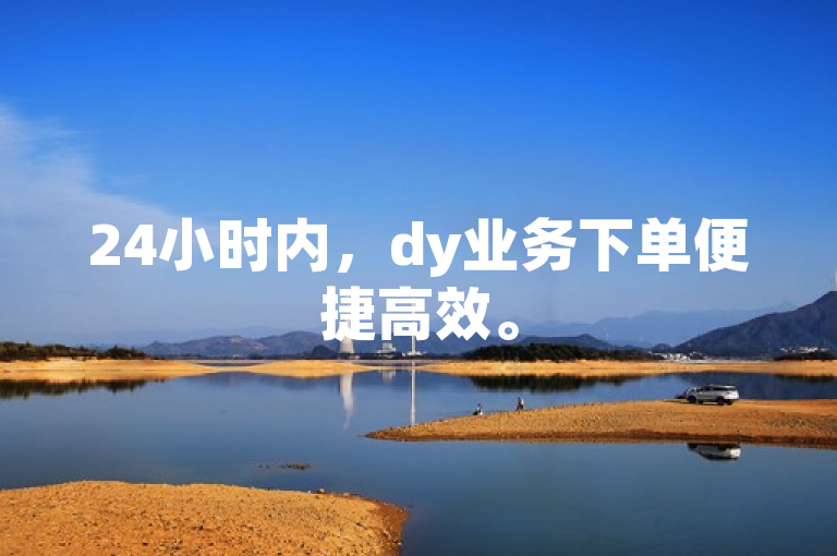 24小时内，dy业务下单便捷高效。