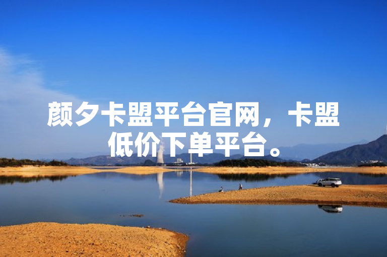 颜夕卡盟平台官网，卡盟低价下单平台。