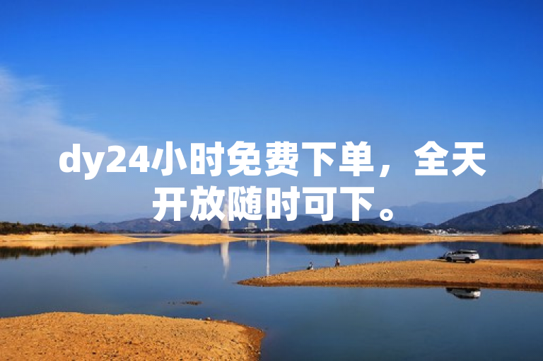 dy24小时免费下单，全天开放随时可下。