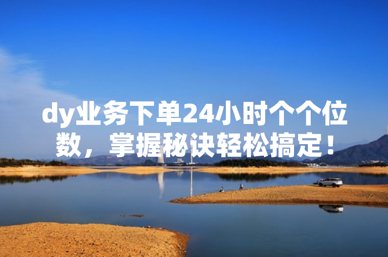 dy业务下单24小时个个位数，掌握秘诀轻松搞定！