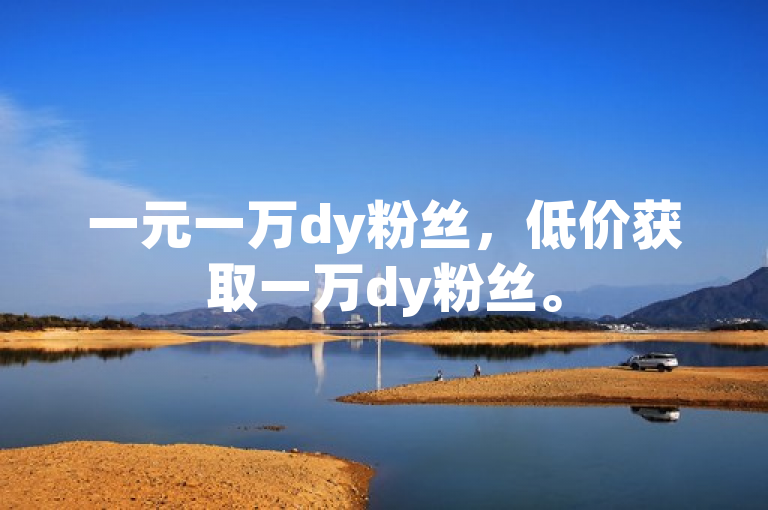 一元一万dy粉丝，低价获取一万dy粉丝。