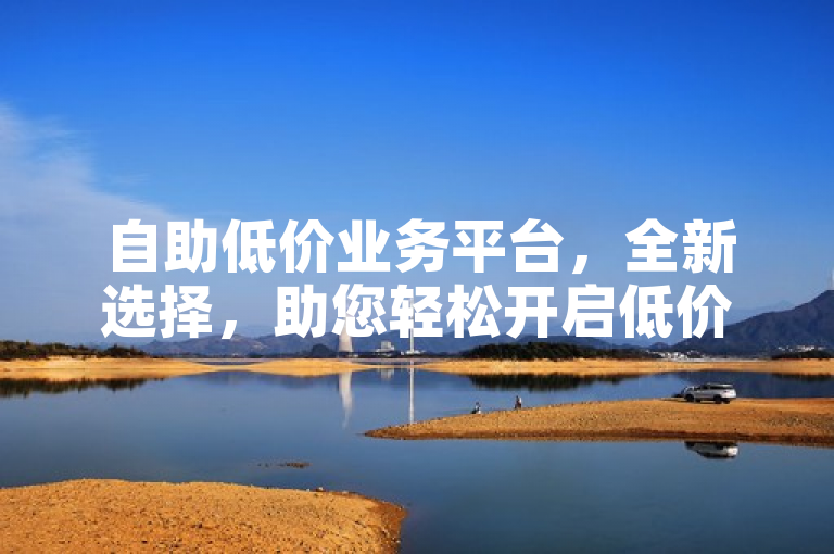 自助低价业务平台，全新选择，助您轻松开启低价业务之旅。