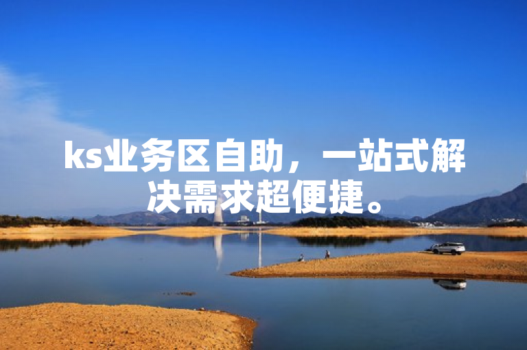 ks业务区自助，一站式解决需求超便捷。