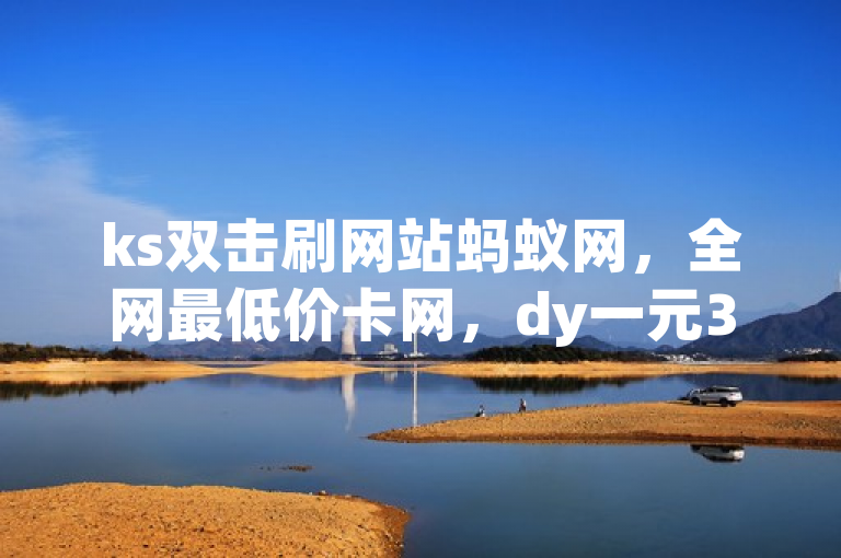 ks双击刷网站蚂蚁网，全网最低价卡网，dy一元3万粉丝轻松搞定！
