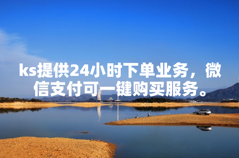 ks提供24小时下单业务，微信支付可一键购买服务。