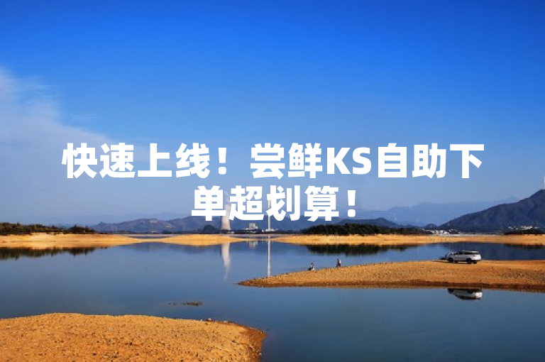快速上线！尝鲜KS自助下单超划算！