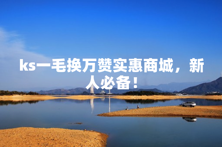 ks一毛换万赞实惠商城，新人必备！